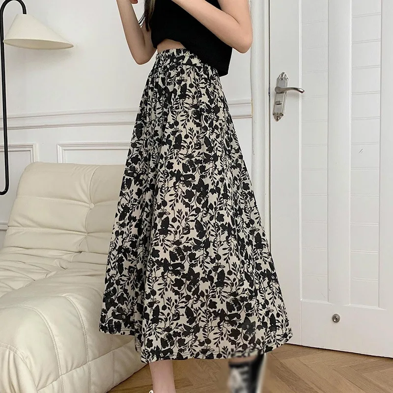 Summer Floral Printed Midi Skirts For Women High Waist Bohemian Female Umbrella Skirts Tulle Casual Loose A-Line Skirts 2021 Ne
Summer Floral Printed Midi Skirts For Women High Waist Bohemian Female Umbrella Skirts Tulle Casual Loose A-Line Skirts 2021 Ne