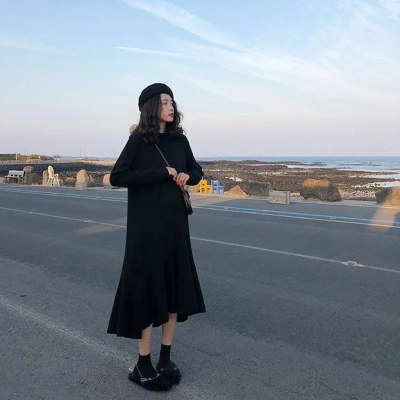 Women Dress Large Size Long Dresses Knit Sweater Maxi Dress Autumn and Winter 2019 Loose
Women Dress Large Size Long Dresses Knit Sweater Maxi Dress Autumn and Winter 2019 Loose