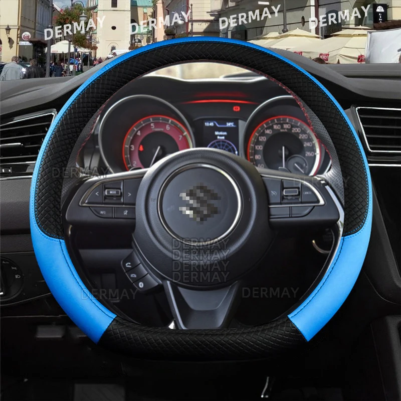 Чехол на руль для Suzuki Swift 2017 2018 2019 2020 DERMAY, 9 цветов, нескользящий чехол из искусственной кожи, модные автомобильные аксессуары
Чехол на руль для Suzuki Swift 2017 2018 2019 2020 DERMAY, 9 цветов, нескользящий чехол из искусственной кожи, модные автомобильные аксессуары