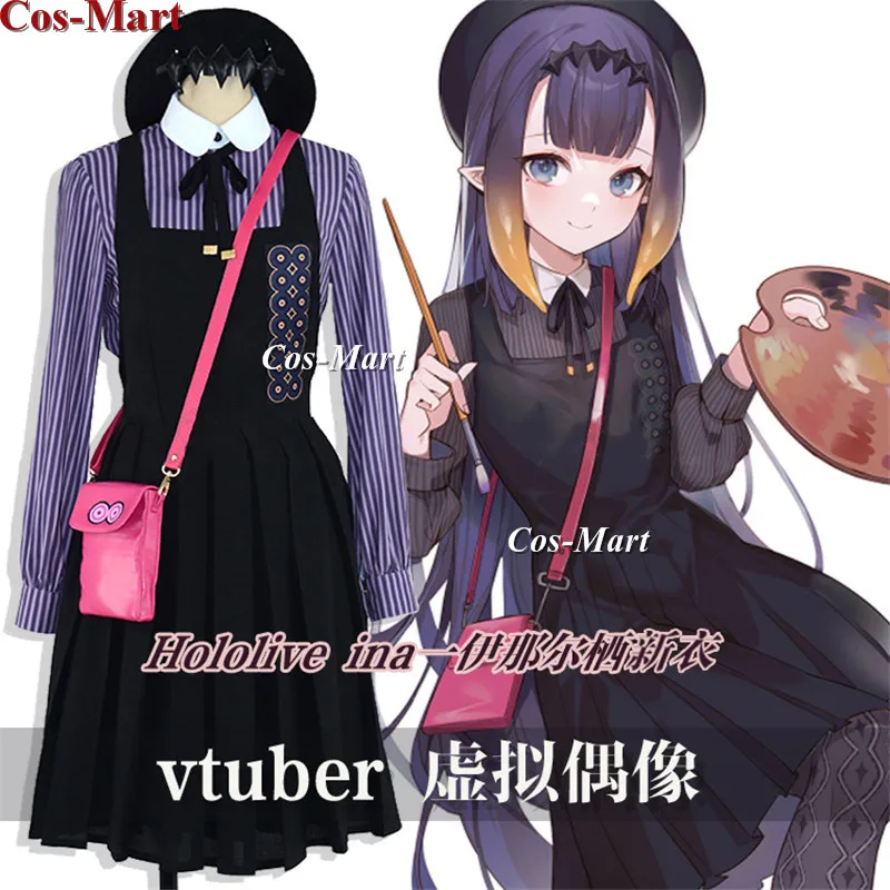 Cos-Mart аниме Vtuber Hololive Ninomae Ina Nis косплей костюм милая униформа платье активная вечеринка одежда для ролевых игр на заказ
Cos-Mart аниме Vtuber Hololive Ninomae Ina Nis косплей костюм милая униформа платье активная вечеринка одежда для ролевых игр на заказ