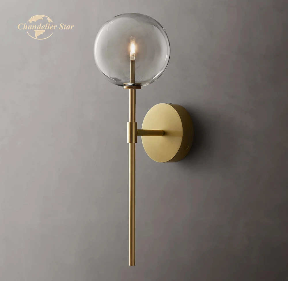 Modern LED Wall Lamps Lustre Glass Globe Sconce Decoration Living Room Bedroom Bathroom Indoor Light Fixture
Modern LED Wall Lamps Lustre Glass Globe Sconce Decoration Living Room Bedroom Bathroom Indoor Light Fixture