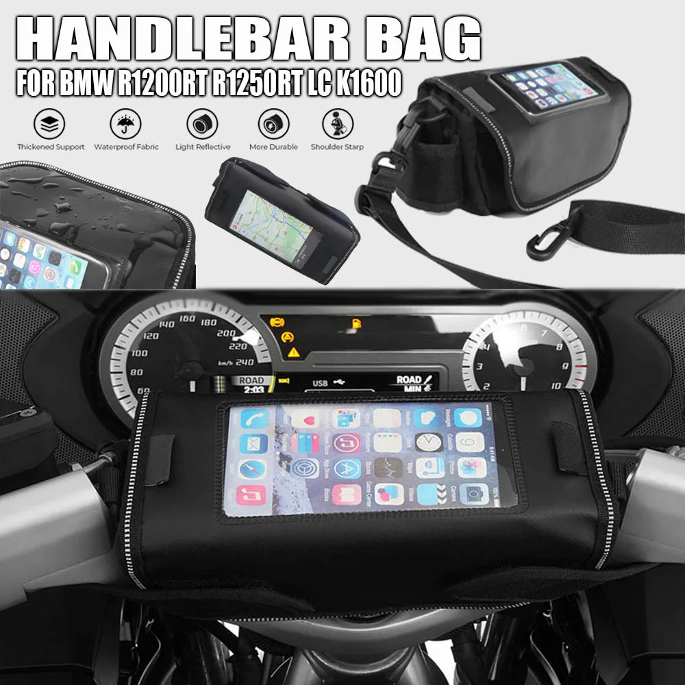 New Motorcycle Accessories Handlebar Bag Phone Holder Storage Bag For BMW R1100RT/R R1150RT/R R 850 RT R850R R 1100 1150 RT/R
New Motorcycle Accessories Handlebar Bag Phone Holder Storage Bag For BMW R1100RT/R R1150RT/R R 850 RT R850R R 1100 1150 RT/R