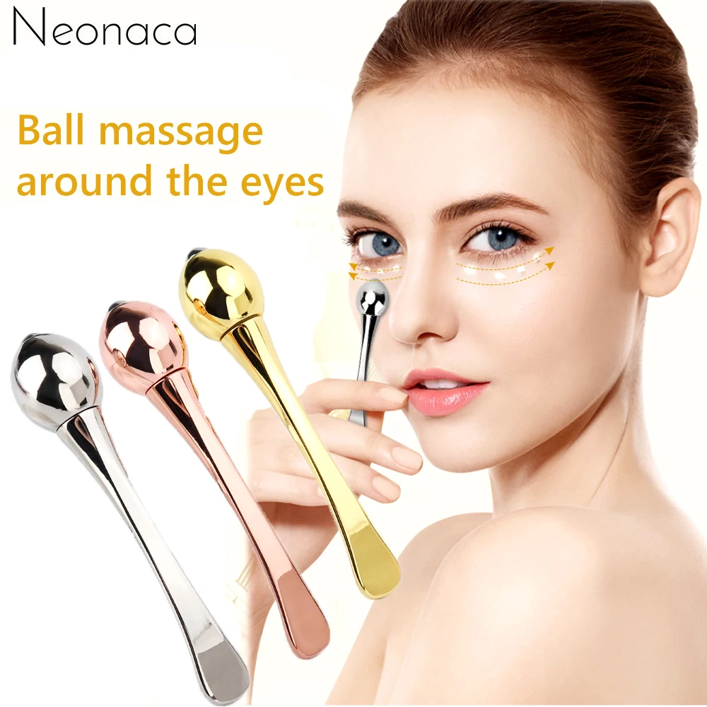 Eye Cream Applicator Eye Lifting Massage Dark Circles Removal Roller Alloy Metal Facial Eyes Mask Cosmetic Spoon Massage Ball
Eye Cream Applicator Eye Lifting Massage Dark Circles Removal Roller Alloy Metal Facial Eyes Mask Cosmetic Spoon Massage Ball