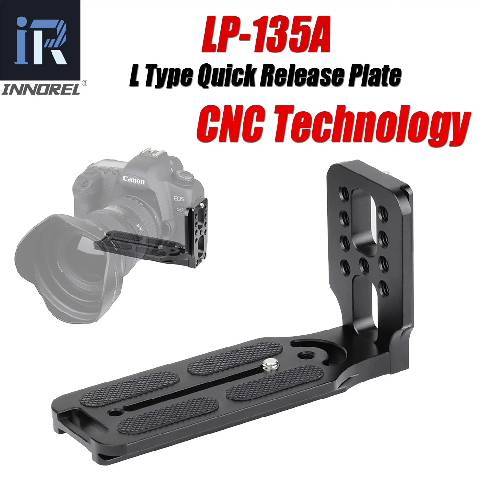 INNOREL LP-135A Профессиональный L-образный быстроразъемный кронштейн для штатива с шаровой головкой и стандартными DSLR-камерами Arca-Swiss
INNOREL LP-135A Профессиональный L-образный быстроразъемный кронштейн для штатива с шаровой головкой и стандартными DSLR-камерами Arca-Swiss