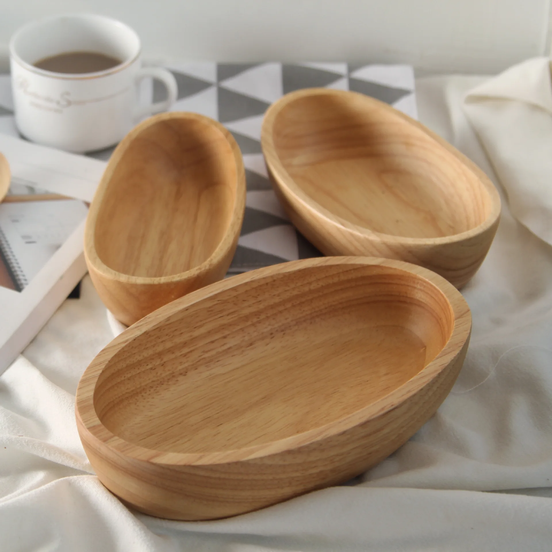 Oak Boat-shaped Wooden Plate Oval Fruit Dessert Snack Round Wooden Plate Dinner Plate Customize Logo Wooden Tableware
Oak Boat-shaped Wooden Plate Oval Fruit Dessert Snack Round Wooden Plate Dinner Plate Customize Logo Wooden Tableware