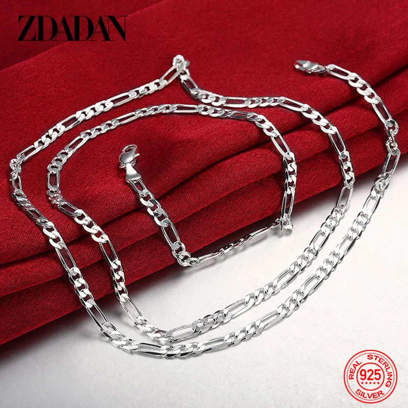 ZDADAN 925 Sterling Silver 4MM Flat Necklace For Men Women Fashion Party Accessories Wholesale
ZDADAN 925 Sterling Silver 4MM Flat Necklace For Men Women Fashion Party Accessories Wholesale