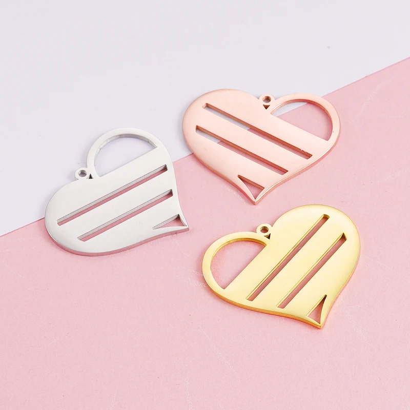 Fnixtar 20Pcs/Lot 31*35mm Mirror Polish Stainless Steel Hollow Heart Charms For DIY Making Necklaces Keychain Bracelets Jewelry
Fnixtar 20Pcs/Lot 31*35mm Mirror Polish Stainless Steel Hollow Heart Charms For DIY Making Necklaces Keychain Bracelets Jewelry