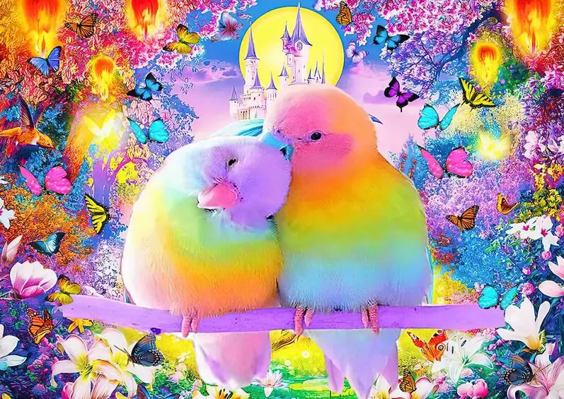 Loving bird The wooden puzzle 500 pieces ersion jigsaw puzzle adult children's educational toys
Loving bird The wooden puzzle 500 pieces ersion jigsaw puzzle adult children's educational toys