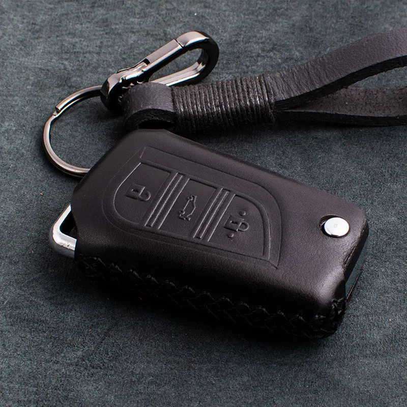 1 PCS Genuine Leather Car Key Case Fob Cover For Toyota Corolla Rav4 CHR Hilux Camry Aygo Prado 2019 2020 Key shell Accessories
1 PCS Genuine Leather Car Key Case Fob Cover For Toyota Corolla Rav4 CHR Hilux Camry Aygo Prado 2019 2020 Key shell Accessories