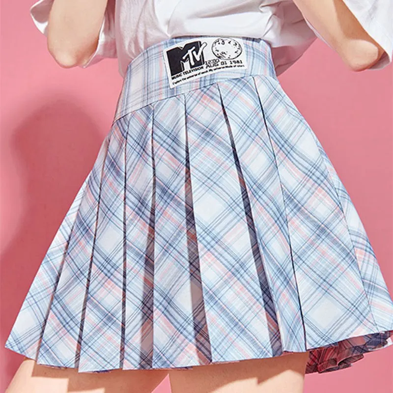 Preppy Style Women Summer Sweet Kawaii Harajuku Plaid Pleated Skirt Ladies Mini A-Line Jk Uniform Waist Mini Short Skirts Female
Preppy Style Women Summer Sweet Kawaii Harajuku Plaid Pleated Skirt Ladies Mini A-Line Jk Uniform Waist Mini Short Skirts Female
