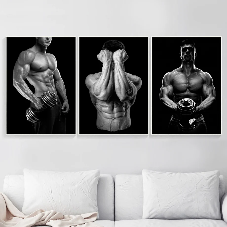 Sexy Man Gym Fitness Poster Black White Art Modern Canvas Painting Wall Art Pictures for Men Bedroom Dorm Room Decor
Sexy Man Gym Fitness Poster Black White Art Modern Canvas Painting Wall Art Pictures for Men Bedroom Dorm Room Decor