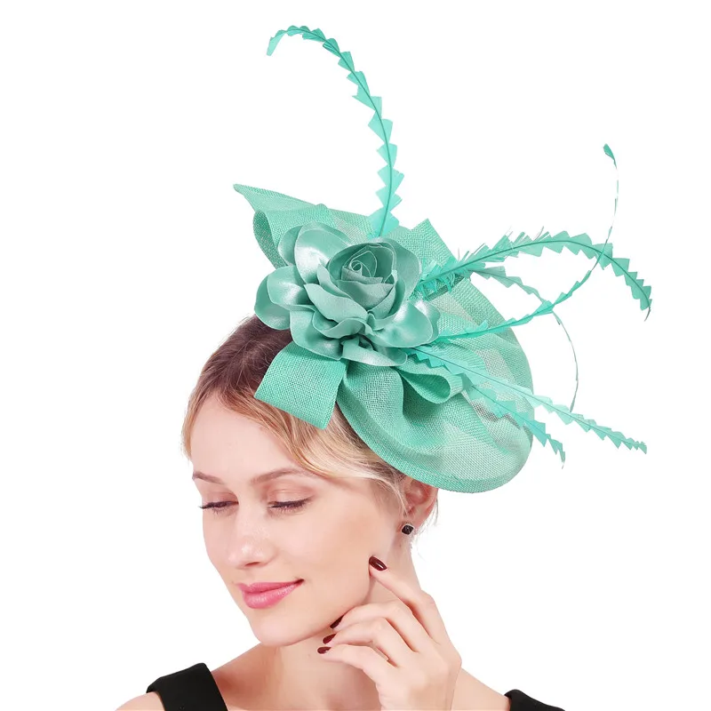 Beautiful Emerald Green Fascinator Hat Women Church Floral Wedding Accessories Feathers Headpiece For Party Tea Cocktail Hats
Beautiful Emerald Green Fascinator Hat Women Church Floral Wedding Accessories Feathers Headpiece For Party Tea Cocktail Hats