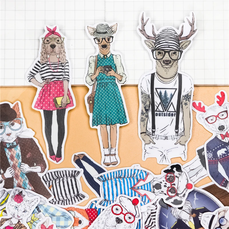 26PCS Cute Fashion Mr Miss Anime Dog Paper Stickers Crafts And Scrapbooking Stickers Book Decorative Sticker DIY Stationery
26PCS Cute Fashion Mr Miss Anime Dog Paper Stickers Crafts And Scrapbooking Stickers Book Decorative Sticker DIY Stationery
