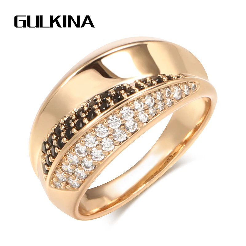 Gulkina Luxury Geometric Cross 585 Rose Gold Ring Natural Black White Zircon Wedding Rings for Women Fashion Vintage Jewelry
Gulkina Luxury Geometric Cross 585 Rose Gold Ring Natural Black White Zircon Wedding Rings for Women Fashion Vintage Jewelry
