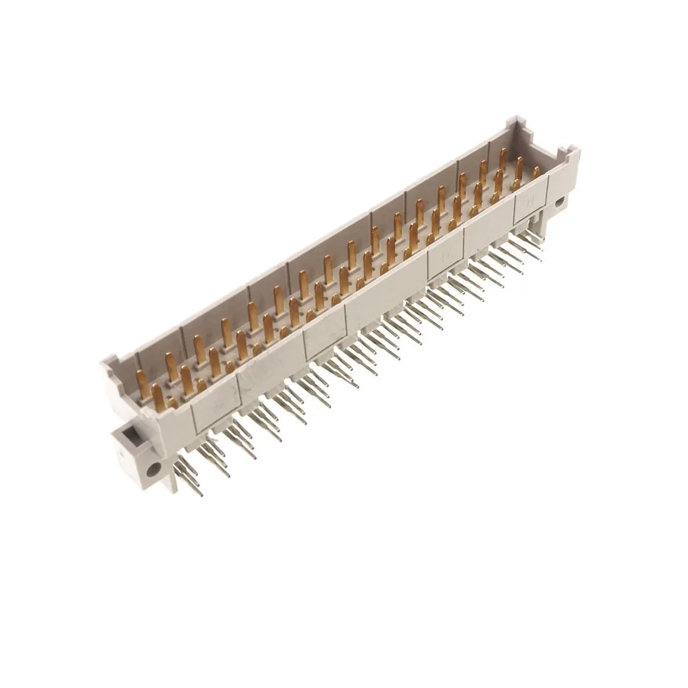 5 шт. 48 позиций 3x16 контактов DIN 41612 штекер 90 градусов паяльный разъем шаг 5,08 мм пространство ряда 2,54 крест 2-164045-1 высокий ток 
5 шт. 48 позиций 3x16 контактов DIN 41612 штекер 90 градусов паяльный разъем шаг 5,08 мм пространство ряда 2,54 крест 2-164045-1 высокий ток