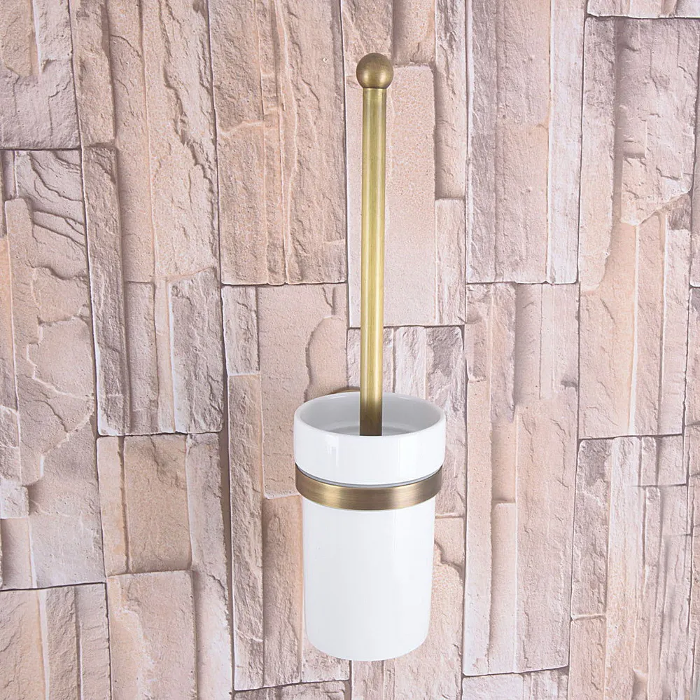 Ceramic Cup Bathroom Wall Mount Retro Antique Brass Toilet Brush Holder Set 2ba733
Ceramic Cup Bathroom Wall Mount Retro Antique Brass Toilet Brush Holder Set 2ba733
