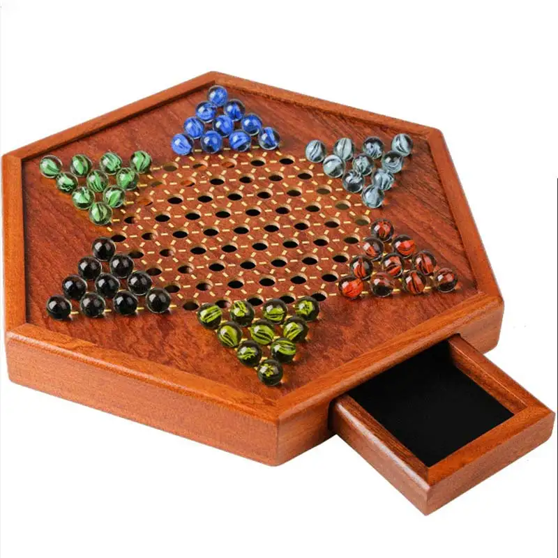 Wooden High-Grade Hexagonal Checkers Family Board Games For Adults Children Intelligence Kids Birthday Entertainment Gift
Wooden High-Grade Hexagonal Checkers Family Board Games For Adults Children Intelligence Kids Birthday Entertainment Gift