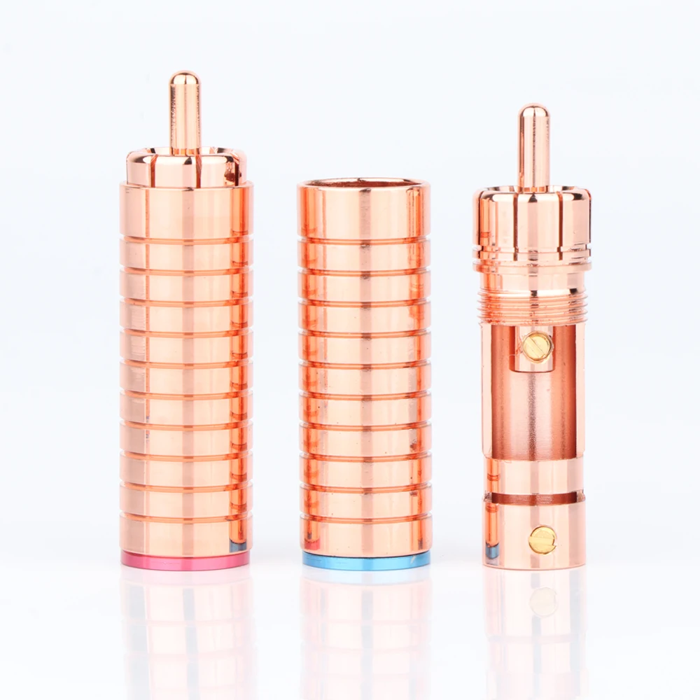 Preffair Red Copper Plated RCA interconnect Plug Audio Cable Plug Solder HIFI RCA Connector
Preffair Red Copper Plated RCA interconnect Plug Audio Cable Plug Solder HIFI RCA Connector