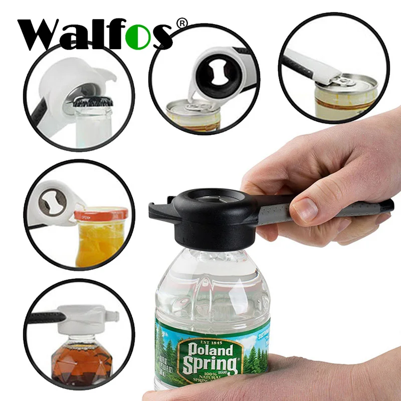 WALFOS 5 in 1 Multifunction Stainless Steel Can Opener Beer Wine Bottle Opener Drink Jar Lid Opener Kitchen Accessories Gadgets
WALFOS 5 in 1 Multifunction Stainless Steel Can Opener Beer Wine Bottle Opener Drink Jar Lid Opener Kitchen Accessories Gadgets