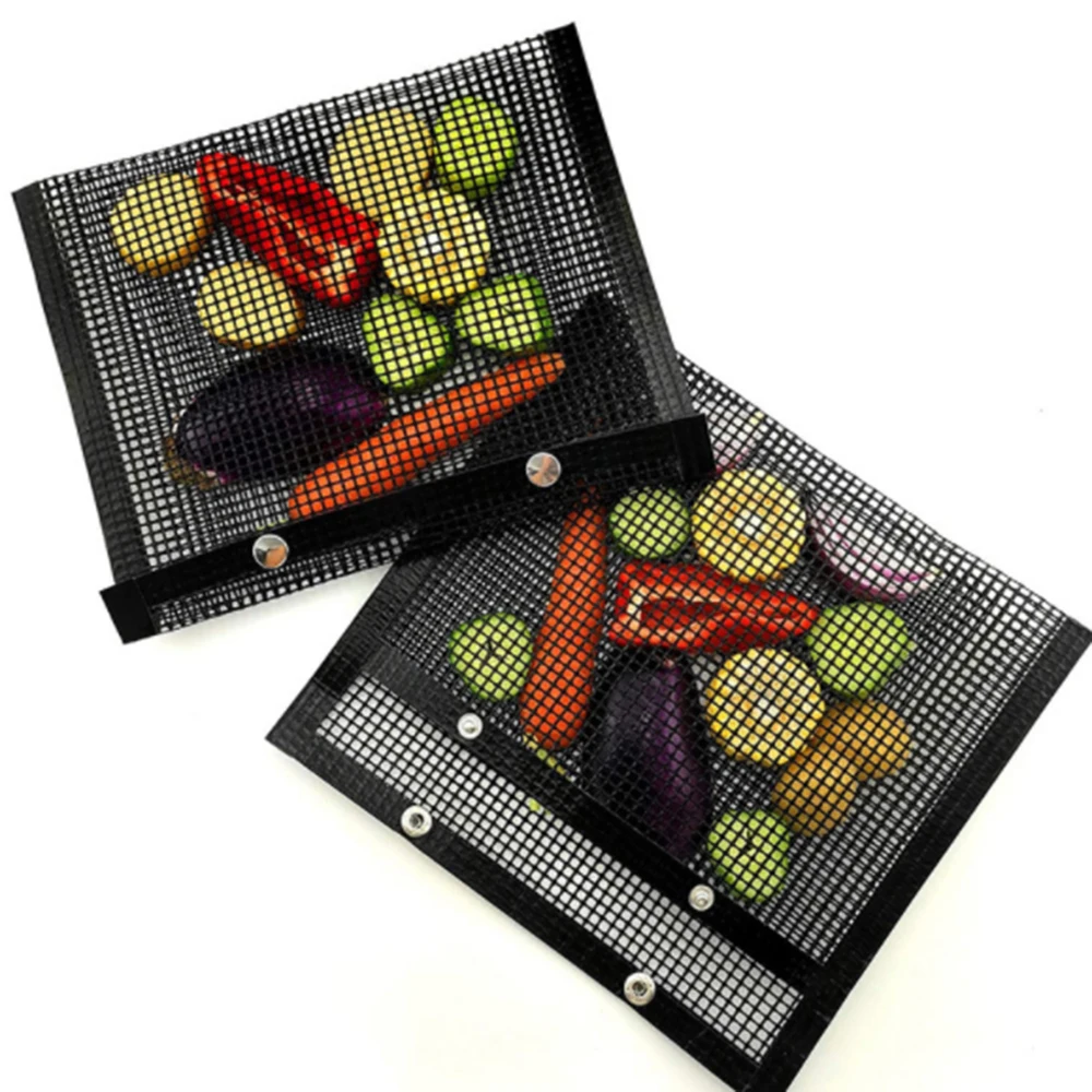 Non-stick BBQ mesh bag reusable BBQ mesh bag high temperature resistant bag S and M sizes Optional
Non-stick BBQ mesh bag reusable BBQ mesh bag high temperature resistant bag S and M sizes Optional