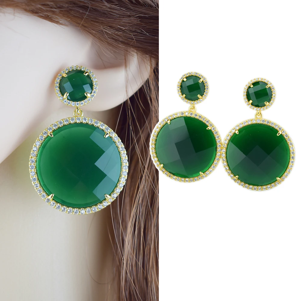 Fashion Luxury AAA Cubic Zircon Drop Earrings for Women's Crystal Gold Color Color Bridal Earrings Jewelry Comes with A Gift Box
Fashion Luxury AAA Cubic Zircon Drop Earrings for Women's Crystal Gold Color Color Bridal Earrings Jewelry Comes with A Gift Box