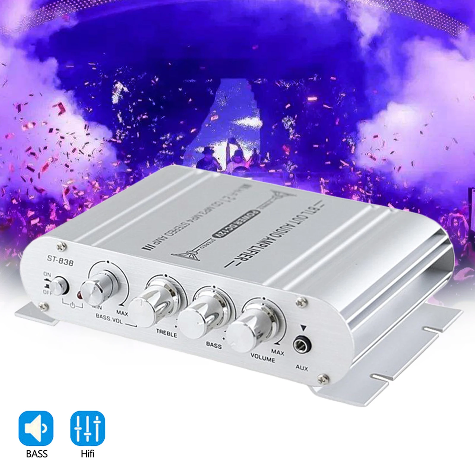 Artudatech 2.1 Channels 400W Hi-Fi Auto Stereo 12V Car Audio Amplifier MP3 Radio Booster
Artudatech 2.1 Channels 400W Hi-Fi Auto Stereo 12V Car Audio Amplifier MP3 Radio Booster