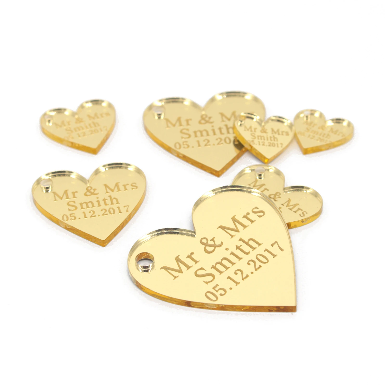 30 Pieces Personalized Tag Engraved Gold Mirror Acrylic Love Heart Wedding Table Party Name Baby Baptism Decoration Custome Gift
30 Pieces Personalized Tag Engraved Gold Mirror Acrylic Love Heart Wedding Table Party Name Baby Baptism Decoration Custome Gift