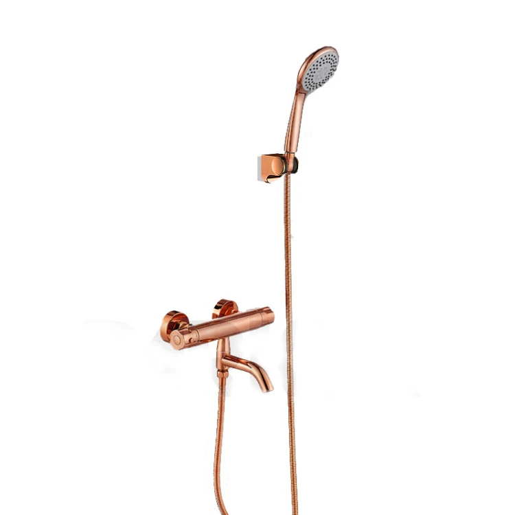 rose gold or gray Thermostatic Faucet Bathroom Shower Faucet Bath Faucet Mixer Tap With Hand Shower Wall Mounted BL666
rose gold or gray Thermostatic Faucet Bathroom Shower Faucet Bath Faucet Mixer Tap With Hand Shower Wall Mounted BL666