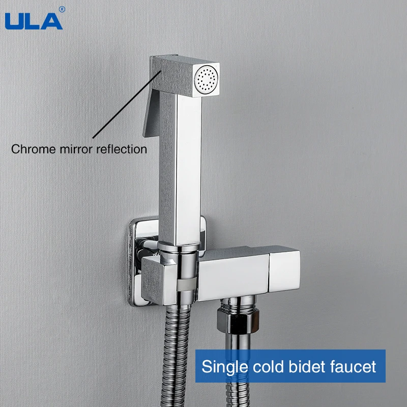 ULA Brass Bidet Faucet Single Cold Water Handheld Bidet Sprayer Shower Set Toilet Shattaf Sprayer Douche kit Bidet Faucet
ULA Brass Bidet Faucet Single Cold Water Handheld Bidet Sprayer Shower Set Toilet Shattaf Sprayer Douche kit Bidet Faucet