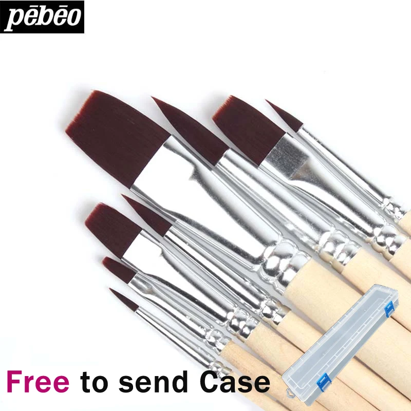 Pebeo 8pcs Nylon Hair Solid Watercolor Painting Brush Pen Refill Drawing Gouache Paint Art Sketch Student Stationery Supplies
Pebeo 8pcs Nylon Hair Solid Watercolor Painting Brush Pen Refill Drawing Gouache Paint Art Sketch Student Stationery Supplies