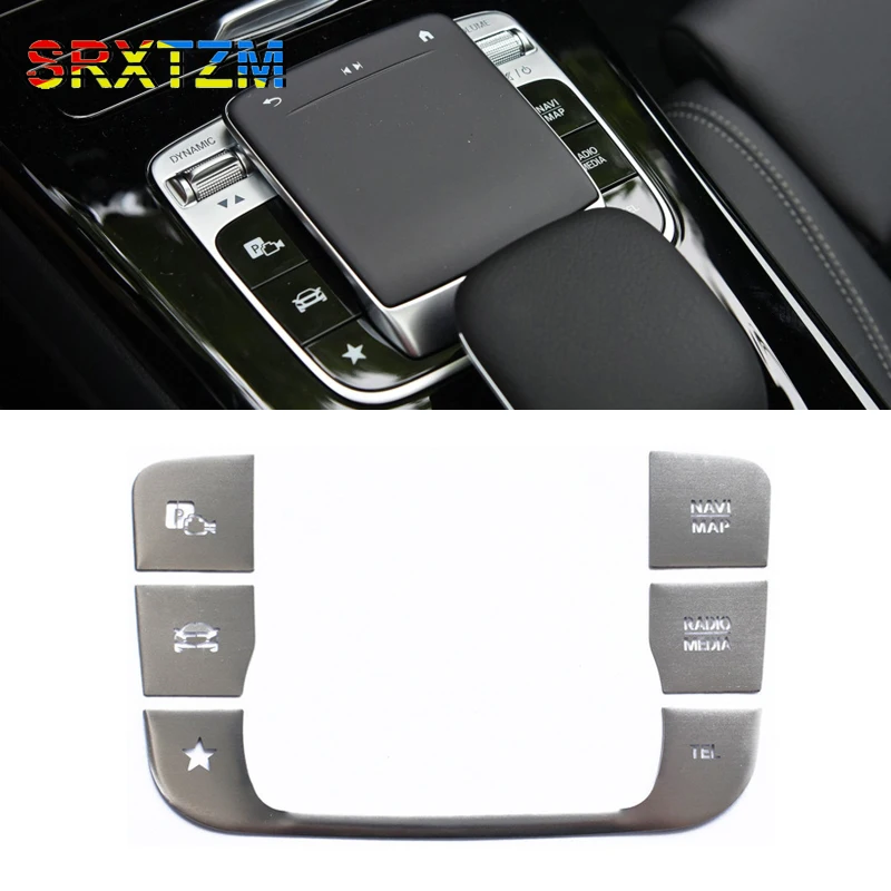 For Mercedes Benz A B CLA GLE GLS GLB Class W177 W247 C118 W167 X167 X247 Car Center Console Mouse Media Button Patch Trim Cover 
For Mercedes Benz A B CLA GLE GLS GLB Class W177 W247 C118 W167 X167 X247 Car Center Console Mouse Media Button Patch Trim Cover