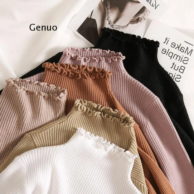 Turtleneck Ruched Women Sweater High Elastic Solid Fall Winter Fashion Sweater Women Slim Sexy Knitted Pullovers Pink White
Turtleneck Ruched Women Sweater High Elastic Solid Fall Winter Fashion Sweater Women Slim Sexy Knitted Pullovers Pink White