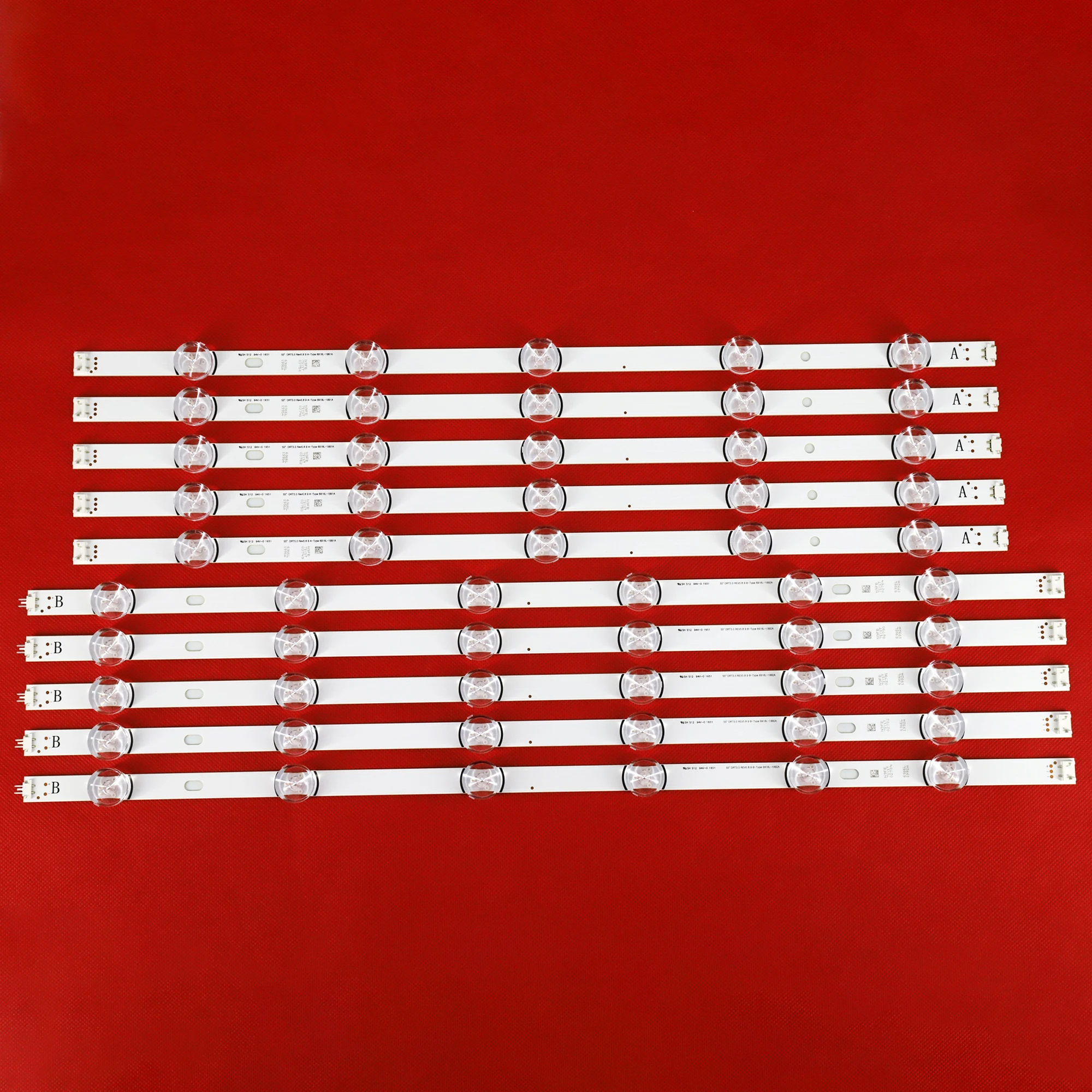 10pcs LED strip for LG Innotek DRT 3.0 55"_A/B Type Rev01 55LB650V 55LB5900 6916L-1833A 6916L-1834A 6916L-1989A 6916L-1990A
10pcs LED strip for LG Innotek DRT 3.0 55"_A/B Type Rev01 55LB650V 55LB5900 6916L-1833A 6916L-1834A 6916L-1989A 6916L-1990A