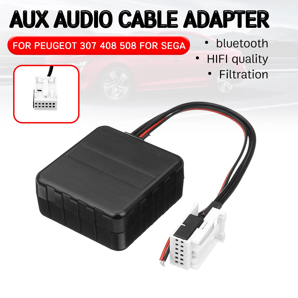 bluetooth Adapter Hifi Quality Wireless Aux Interface For Peugeot 207 307 407 308 For Citroen C2 C3 RD4 Aux Receiver Cable
bluetooth Adapter Hifi Quality Wireless Aux Interface For Peugeot 207 307 407 308 For Citroen C2 C3 RD4 Aux Receiver Cable