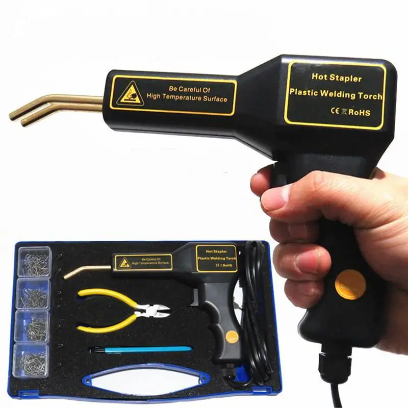 Handy Plastic Welder Garage Tools Hot Staplers Machine Staple PVC Plastic Repairing Machine Car Bumper Repair Hot Stapler
Handy Plastic Welder Garage Tools Hot Staplers Machine Staple PVC Plastic Repairing Machine Car Bumper Repair Hot Stapler
