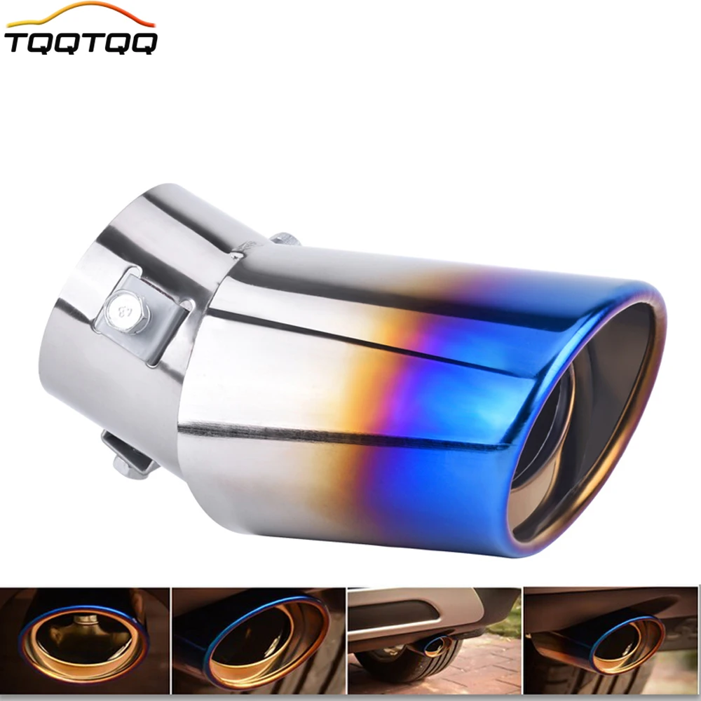 1 Pcs Stainless Steel Car Exhaust Pipe 2.5Inch/63mm Tail Muffler Tip cover Roasted blue
1 Pcs Stainless Steel Car Exhaust Pipe 2.5Inch/63mm Tail Muffler Tip cover Roasted blue