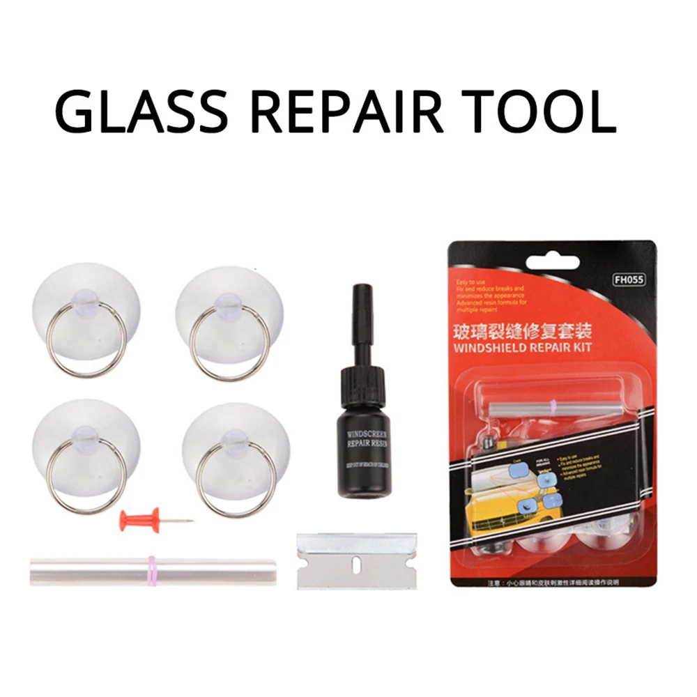 Набор для ремонта сколов и трещин автостекол, Windshield Repair Kit, ремонт лобового стекла своими руками, FH055
Набор для ремонта сколов и трещин автостекол, Windshield Repair Kit, ремонт лобового стекла своими руками, FH055