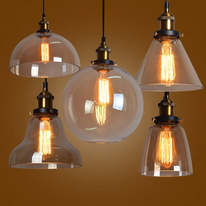 American Country Simple Living Room LED Pendant Light Creative Glass Restaurant Lamp Bar Cafe Dustrial Decoration Light
American Country Simple Living Room LED Pendant Light Creative Glass Restaurant Lamp Bar Cafe Dustrial Decoration Light