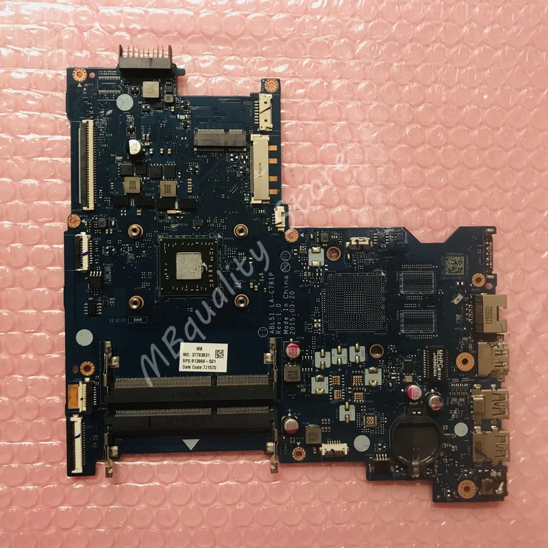 ABL51 LA-C781P E1 For HP NOTEBOOK 15-AF027CL 15-AF Laptop motherboard working tested
ABL51 LA-C781P E1 For HP NOTEBOOK 15-AF027CL 15-AF Laptop motherboard working tested