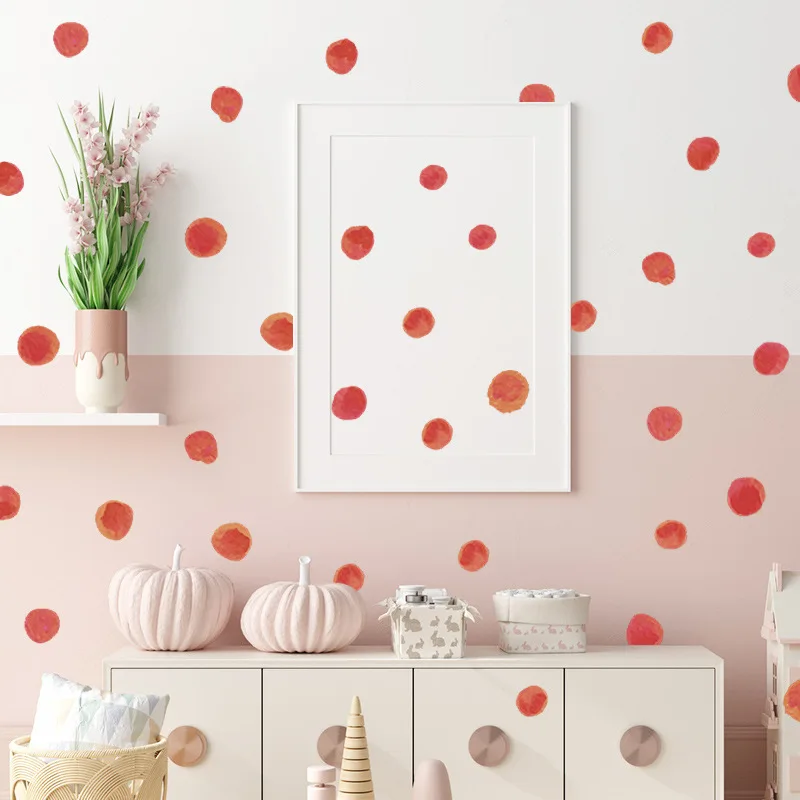 Cute Red Dots Wall Sticker Baby Kids Room Decor Wallpaper Bedroom Living Room Background Decoration Self-adhesive Home Decals
Cute Red Dots Wall Sticker Baby Kids Room Decor Wallpaper Bedroom Living Room Background Decoration Self-adhesive Home Decals