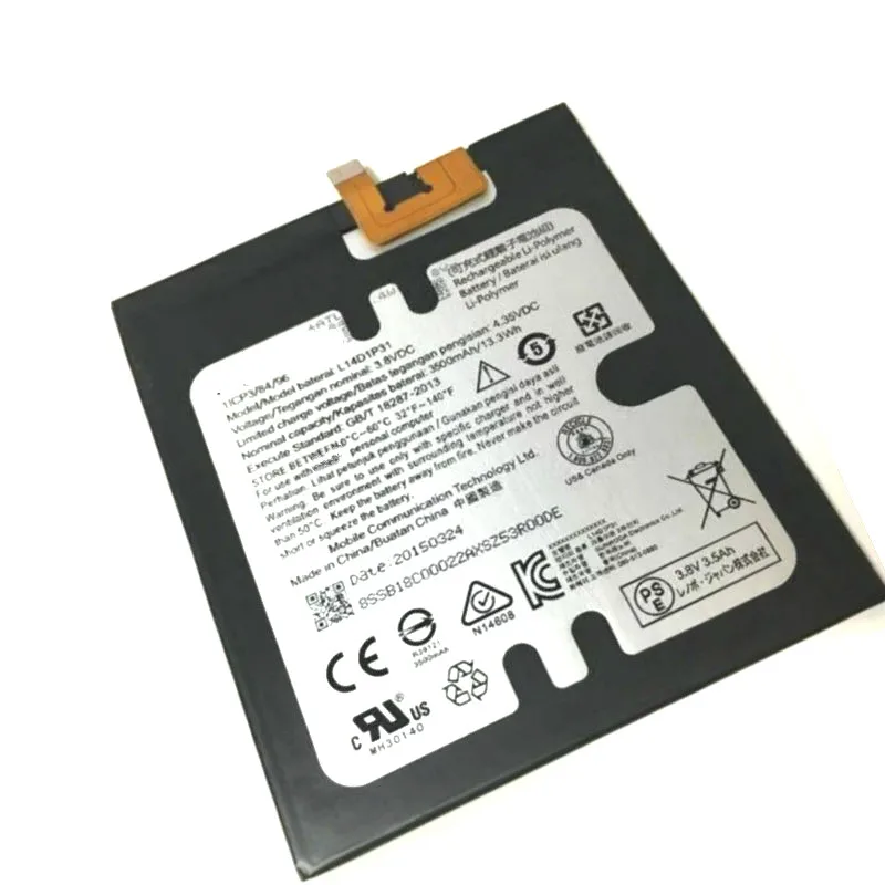 Аккумулятор Westrock L14D1P31 3500 мА · ч для Lenovo PB1-770N PB1-770M PHAB Plus мобильный телефон
Аккумулятор Westrock L14D1P31 3500 мА · ч для Lenovo PB1-770N PB1-770M PHAB Plus мобильный телефон