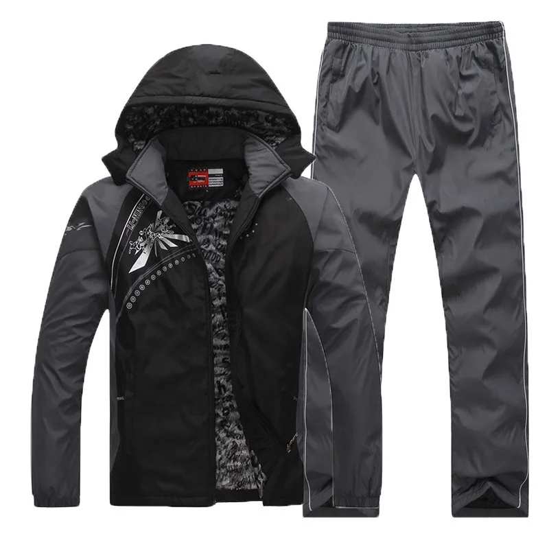 Men's Wear Thick New Sportswear Men's Sets 5XL Outerwear Autumn Streetwear Two-piece Suite Casual Coat Leisure Patchwork
Men's Wear Thick New Sportswear Men's Sets 5XL Outerwear Autumn Streetwear Two-piece Suite Casual Coat Leisure Patchwork