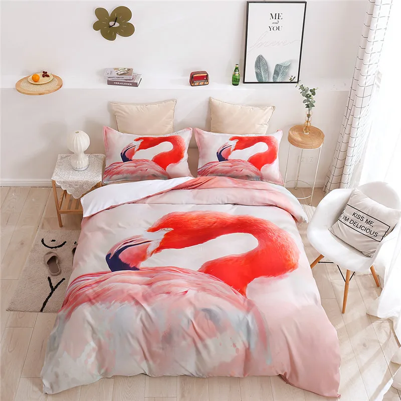 Toucan Pink Printed Duvet Cover Set Girls Bedding Set Kids Bed Sets Comforter Cover Pillowcase Bed linen The Best Gift
Toucan Pink Printed Duvet Cover Set Girls Bedding Set Kids Bed Sets Comforter Cover Pillowcase Bed linen The Best Gift