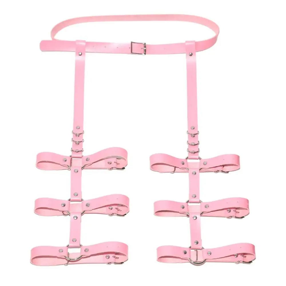 Pink Garter Belt Harness Bondage Stockings Leg Strap Cage Waist Belt Punk Club Festival Rave Women Sexy Lingerie Body Suspender
Pink Garter Belt Harness Bondage Stockings Leg Strap Cage Waist Belt Punk Club Festival Rave Women Sexy Lingerie Body Suspender