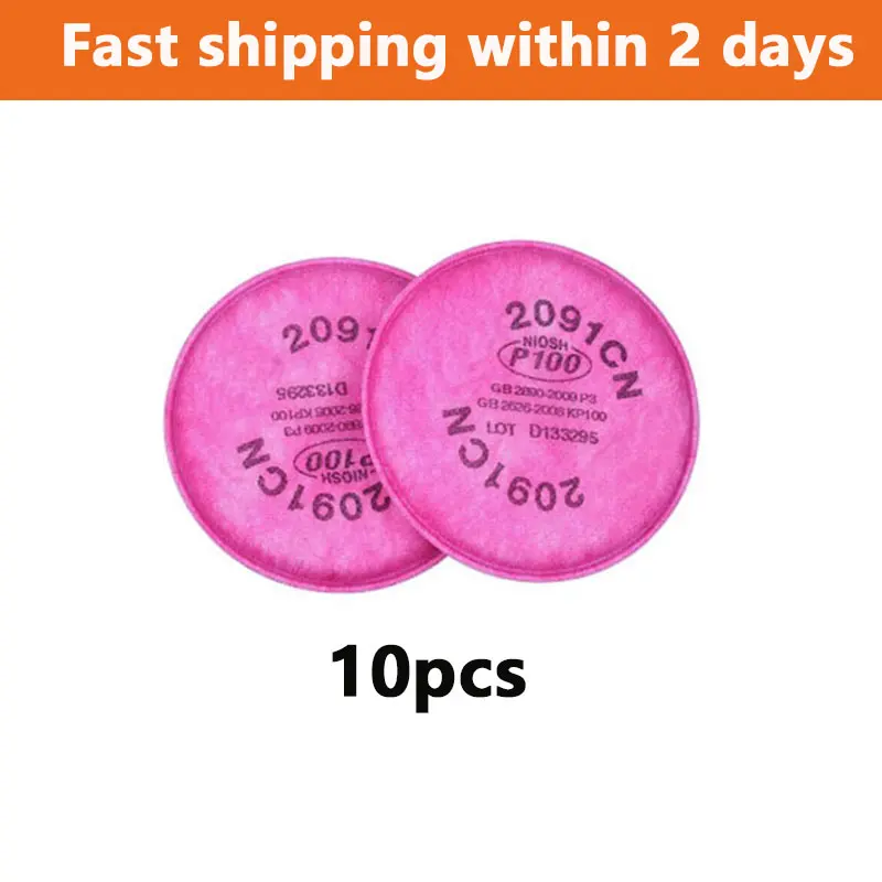 10PCS 2091/2097 P100 Filter Cotton Anti-Glass Fiber Dust Cover Particulate Particles Dustproof For 6200 6800 7502 Series Mask
10PCS 2091/2097 P100 Filter Cotton Anti-Glass Fiber Dust Cover Particulate Particles Dustproof For 6200 6800 7502 Series Mask
