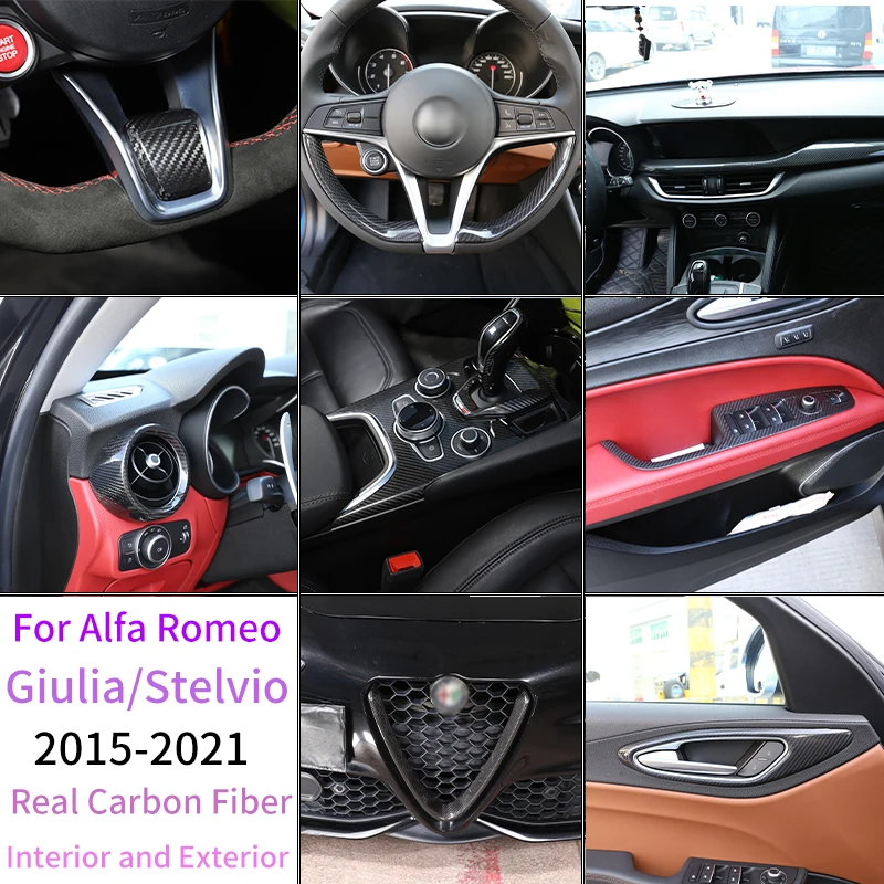 For Alfa Romeo Giulia Stelvio 15- Car Gear Panel Central Control Instrument Decorative Panel Sticker Real Carbon Fiber Car Parts
For Alfa Romeo Giulia Stelvio 15- Car Gear Panel Central Control Instrument Decorative Panel Sticker Real Carbon Fiber Car Parts