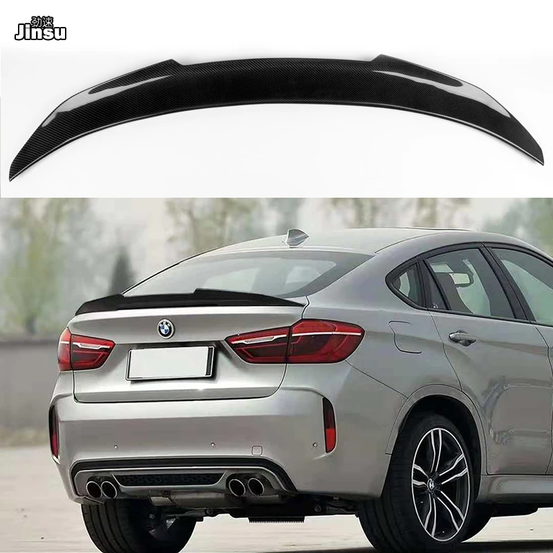 For BMW X6 xDrive28i 35i 50i 2014 - 2018 PSM style high quality Carbon fiber rear trunk spoiler lip F16 Car styling back wing
For BMW X6 xDrive28i 35i 50i 2014 - 2018 PSM style high quality Carbon fiber rear trunk spoiler lip F16 Car styling back wing