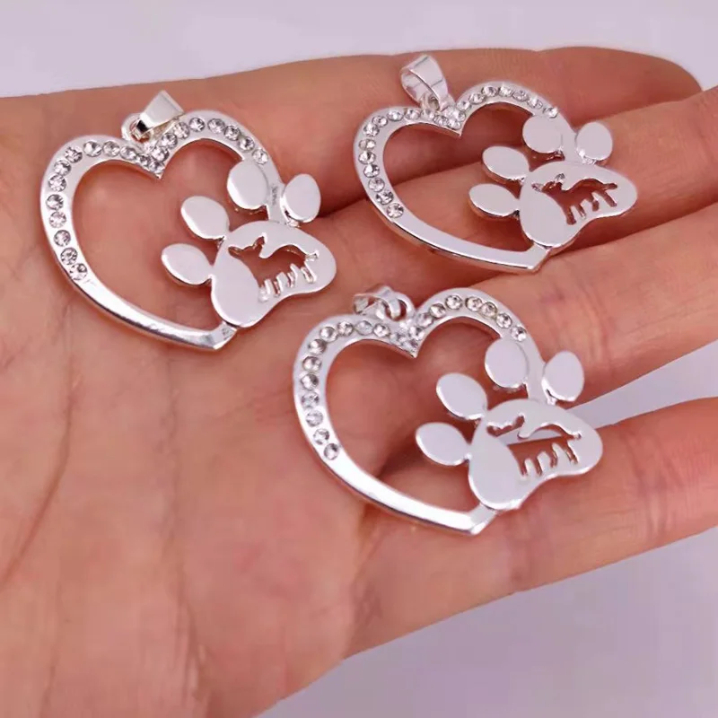 hzew 5pcs Heart Paw Claw dog pendant charm dog Chihuahua charms gift for women man Accessorie
hzew 5pcs Heart Paw Claw dog pendant charm dog Chihuahua charms gift for women man Accessorie