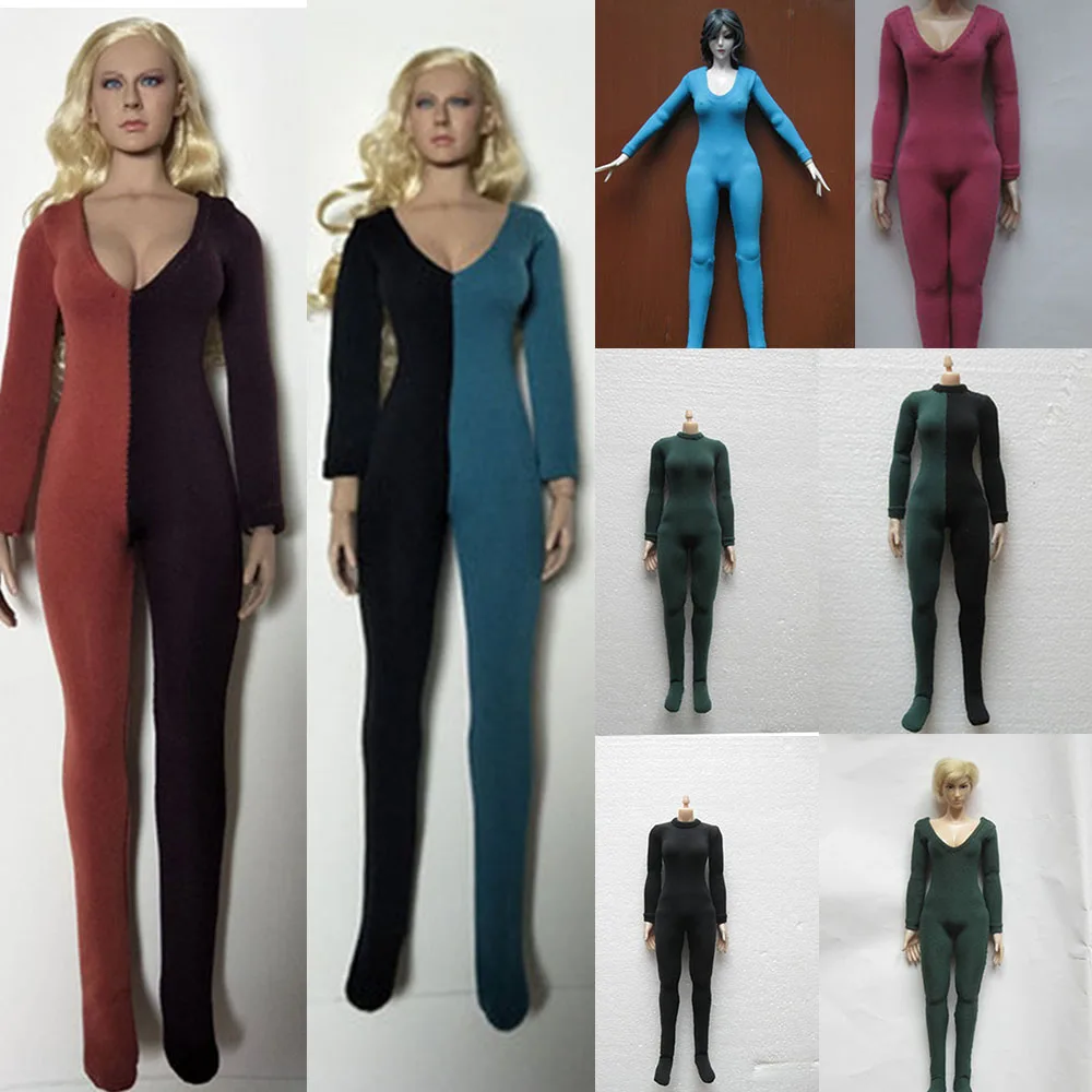 Ht Phicen 1/6 Female Soldier Sexy V Neck Black Slim Tight Stretch Leotard Clothing Set Bodysuit For 12" Action Figure Model
Ht Phicen 1/6 Female Soldier Sexy V Neck Black Slim Tight Stretch Leotard Clothing Set Bodysuit For 12" Action Figure Model