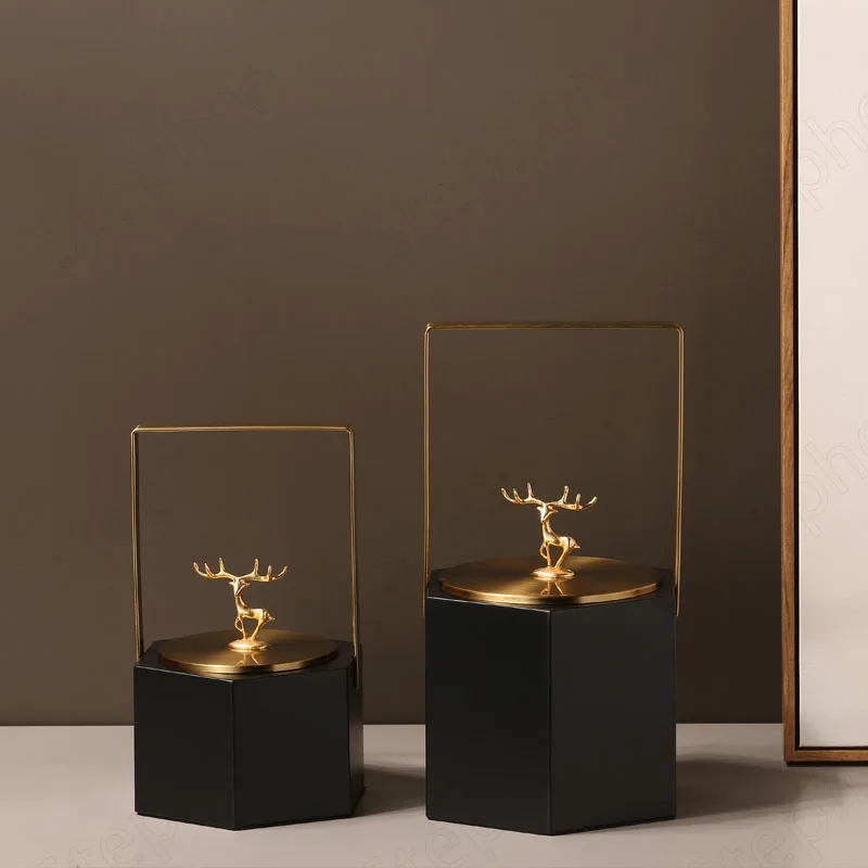 Golden Deer Embellishment Jars with Lid European Modern Metal Candy Snacks Storage Jar Coffee Table Desktop Organizer Ornaments
Golden Deer Embellishment Jars with Lid European Modern Metal Candy Snacks Storage Jar Coffee Table Desktop Organizer Ornaments
